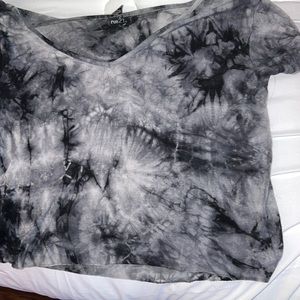 Rue21 Tye Dye Cropped Shirt